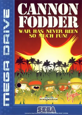 Cannon Fodder (Europe) box cover front